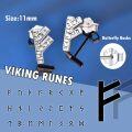wholesale 925 Sterling Silver Norse Runes Stud Earrings - Viking Celtics Punk Nordics s for Her Him-0-2