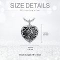 wholesale TOUPOP Butterfly Urn Necklace For Ashes 925 Sterling Silver Heart Cremation Jewelry For Ashes Heart Butterfly Keepsake Necklace For Ashes Memorial Gifts For Women Men -0-5