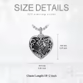 TOUPOP Sterling Silver & Stone Butterfly Urn Necklace For Ashes Memorial Jewelry-0-5