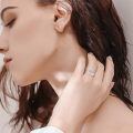 wholesale Sterling Silver Faith Cross Ring All Things Are Possible Cubic Zirconia Open Ring-0-4