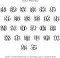 wholesale Sterling Silver Monogram Drop Earrings Custom 3 Letters Dangle for Women-0-2