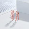 wholesale 925 Sterling Silver Scrollwork Ear Climber Earrings for Women-0-7
