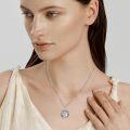wholesale TOUPOP Sport/music Necklace 925 Sterling Silver Tree Of Life Pendant Crystal Jewelry Birthday Christmas Gifts For Women Sport Players -0-1