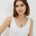 wholesale 925 Sterling Silver Saint Michael Pray For Us Pendant Necklace Wholesale With Abalone Shell-0-2