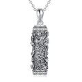 wholesale 925 Sterling Silver Pendant Necklace Wholesale With Floral Design-0-0