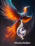 wholesale 925 Sterling Silver Phoenix Pendant Necklaces Colorful Crystal s for Her Birthdays Anniversaries Holidays-0-5