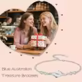 TOUPOP 925 Sterling Silver Oval Gemstone Bracelet Fine Jewelry Gift-0-2