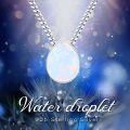 wholesale 925 Sterling Silver Teardrop Moonstone & Opal Cremation Keepsake Jewelry Box Ashes Holder Memorial Urn Necklace for Women/Men-0-5