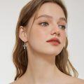 wholesale 925 Sterling Silver Cross Mountain Tree Drop Earrings for Women-0-5