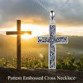 wholesale 925 Sterling Silver Cross Necklace with Sunflower Rose Flower Infinity Love Celtic Knot Pendant for Women-0-4