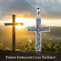 wholesale 925 Sterling Silver Cross Necklace with Sunflower Rose Flower Infinity Love Celtic Knot Pendant for Women-0-4