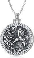wholesale TOUPOP Tree Of Life Urn Necklace For Ashes For Women Men 925 Sterling Silver Cremation Jewelry For Human Ashes Of Loved Ones Keepsake Memorial Gifts -0-0
