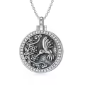 TOUPOP Sterling Silver Tree Of Life Urn Necklace Cremation Jewelry For Ashes-0-0