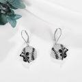 wholesale 925 Sterling Silver Baseball Player Dangle Earrings Sporty Jewelry for Women-0-2
