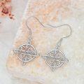 wholesale 925 Sterling Silver Celtic Knot Drop Earrings - Irish s for Women-0-2
