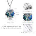 wholesale 925 Sterling Silver Saint Michael Archangel Abalone Shell Pendant Necklace-0-4
