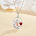 wholesale 925 Sterling Silver Tree of Life Family Pendant Necklace for Women Mothers Day Gifts-0-5