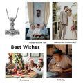 wholesale 925 Sterling Silver Thor Hammer Necklace Wholesale Viking Mjolnir Pendant-0-5