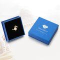 wholesale 925 Sterling Silver & Gold Plated Pearl Flower Promise Ring - Adjustable Size 7-9, Hypoallergenic, Gift Box-0-6