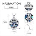 wholesale 925 Sterling Silver Abalone Shell Tree of Life Heart Charm Pendant Necklace Gifts for Women Girls Mom-0-1