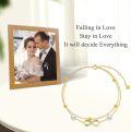 wholesale 14K Gold Freshwater Pearl Infinity Anklet for Women 8 10 -0-1