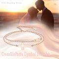 wholesale Rose Gold 925 Sterling Silver Cross & Infinity Charm Bracelet - Faith  for Women and Moms-0-5