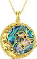 wholesale Moon Star Necklace Sagittarius Zodiac Sign Pendant Type3 -0-2