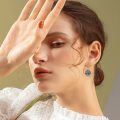 wholesale 925 Sterling Silver Tree Of Life Earrings Wholesale With Rainbow Abalone Shell-0-9