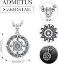wholesale 925 Sterling Silver Compass Necklace w/ 24 Rolo Chain & Travel Pendant - Graduation Gift for Her Him -0-1