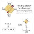 wholesale 925 Sterling Silver Sunflower Ladybug Cross Pendant Necklace for Women Gifts for Mom Wife-0-3