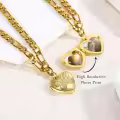 wholesale Gold 925 Sterling Silver Dragonfly Heart Photo Locket Charm Bracelet Wholesale for Women-0-16