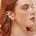 wholesale 925 Sterling Silver Long Chain Earrings-0-15