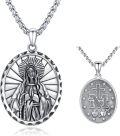 wholesale 925 Sterling Silver Virgin Mary Pendant Necklace  for Men & Women-0-0