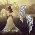 wholesale 925 Sterling Silver Wing Stud Earrings with Musical Notes for Women and Girls-0-5