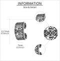 wholesale 925 Sterling Silver Tree of Life Openwork Ear Wrap Norse Jewelry for Women and Men-0-3