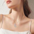 wholesale 925 Sterling Silver Cat Butterfly Pendant Necklace for Women Gifts-0-1