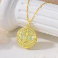 wholesale 925 Sterling Silver Tree Of Life Pendant Necklace Wholesale With Green Gemstone-0-29