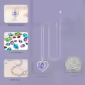 TOUPOP Sterling Silver Birthstone Necklace For Women-0-3
