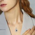 wholesale 925 Sterling Silver Heart Pendant Necklace Wholesale Gold Plated-0-179