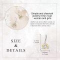 wholesale 925 Sterling Silver Celtic Knot Triquetra Drop Earrings Platinum Plated Lever Back-0-8