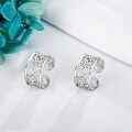 wholesale 925 Sterling Silver Vintage Floral Openwork Cuff Bangle Ring-0-2