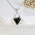 wholesale 925 Sterling Silver Paint Palette And Brushes Pendant Necklace-0-4