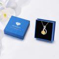 wholesale 925 Sterling Silver Infinity Sunflower Daisy Pendant Necklace for Women-0-6