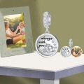 wholesale 925 Sterling Silver Personalized Photo Charm - 0.7 Round Engraved Pendant for Snake Bracelets, Allergen-Free Birthday Christmas Gift for Women-0-2