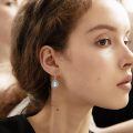 wholesale 925 Sterling Silver Larimar Drop Earrings Platinum Plated Filigree Teardrop Dangle Earrings For Women-0-1