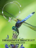 wholesale 925 Sterling Silver Butterfly Bracelet Wholesale With Crystal Accents-0-2