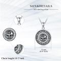 wholesale 925 Sterling Silver Memento Mori Necklace-0-4