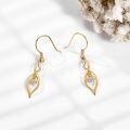 wholesale 14K Gold Crystal Drop Earrings for Women - Elegant s-0-1