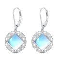wholesale 925 Sterling Silver Earrings With Moonstone And Filigree Design-0-0