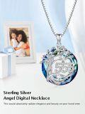 wholesale Sterling Silver Tree of Life Angel Number Necklace Numerology Jewelry Gift-0-12